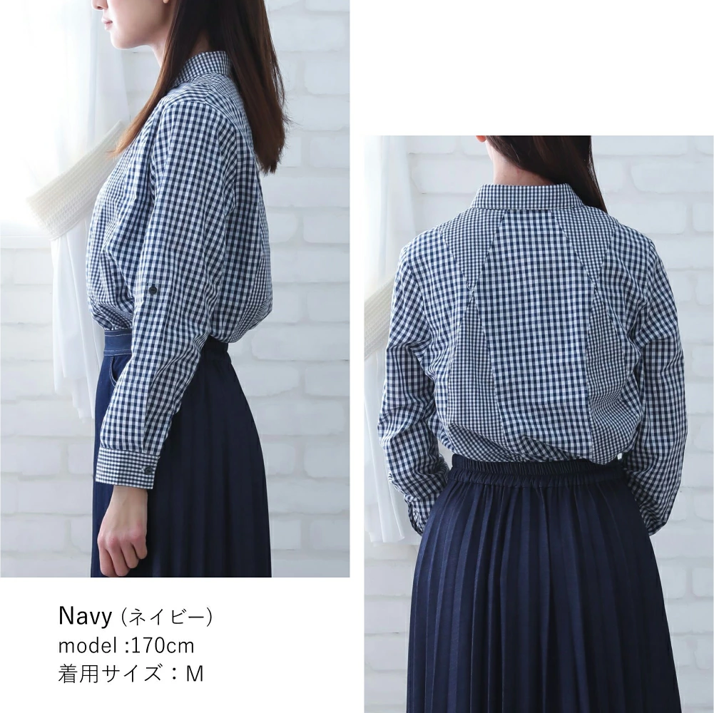 Cygne sweetie ギンガムチェック ブラウス 